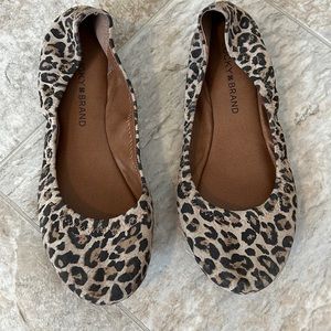 Womens flats. Leopard print